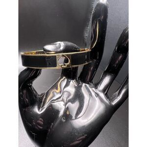 Kate Spade Black Enamel Bracelet